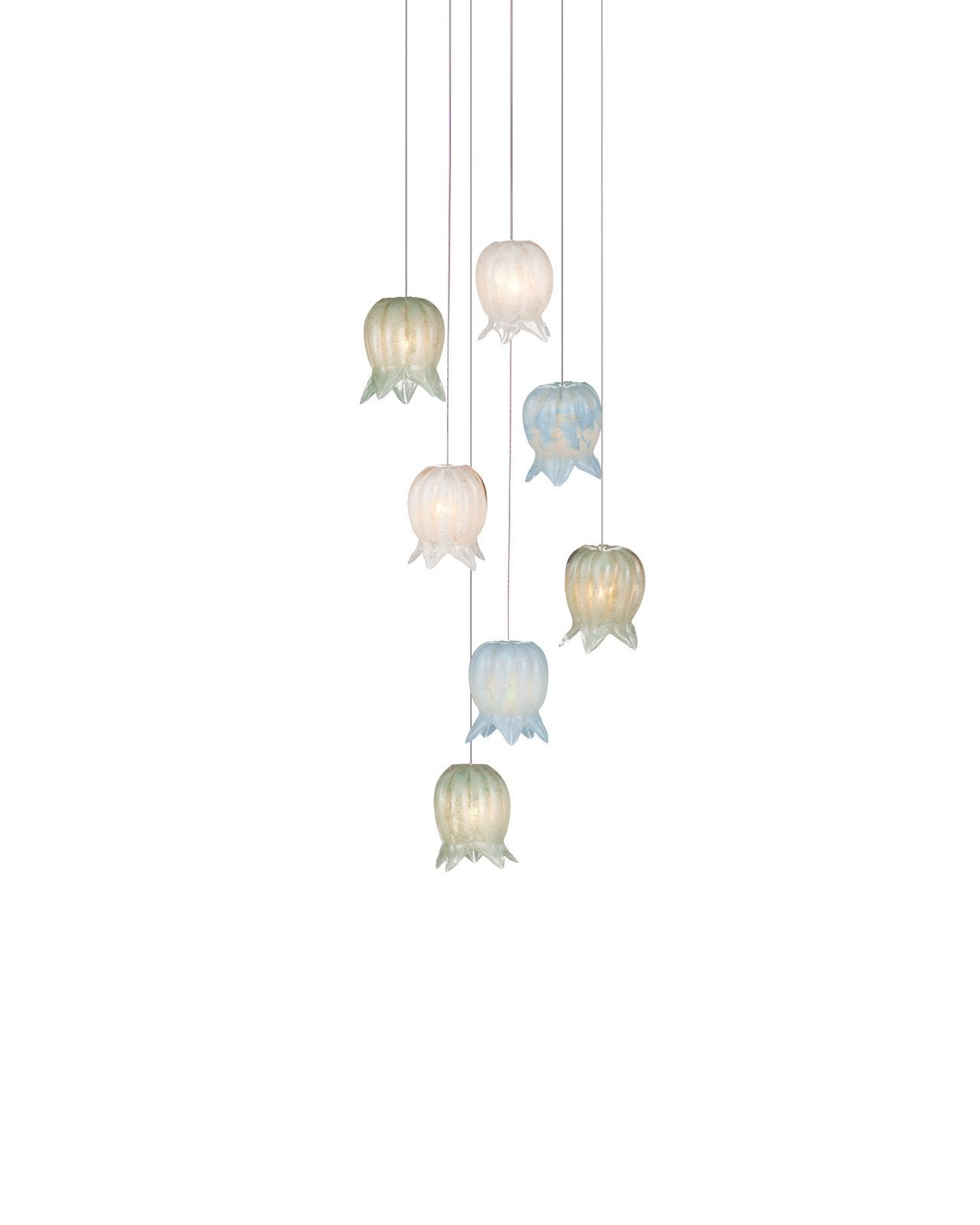 Polpo Misto 7-Light Round Multi-Drop Pendant