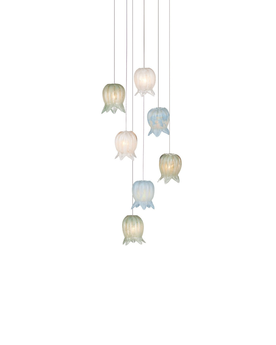 Polpo Misto 7-Light Round Multi-Drop Pendant