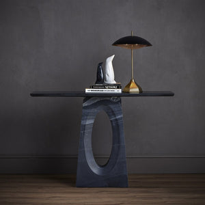 Demi Black Console Table