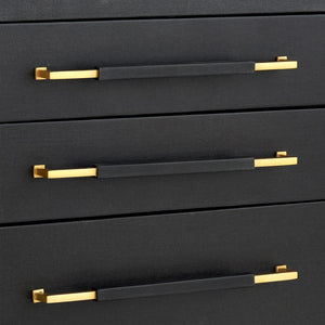 Verona Black Secretary Desk