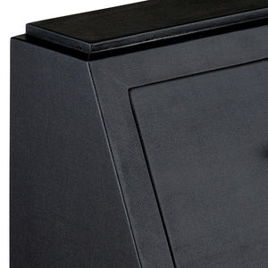 Verona Black Secretary Desk