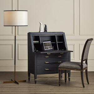 Verona Black Secretary Desk