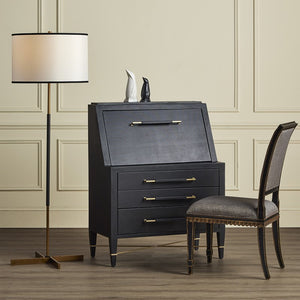 Verona Black Secretary Desk