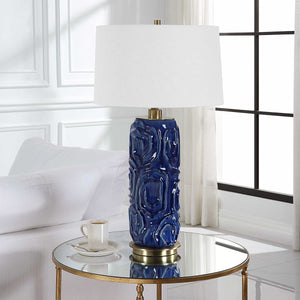 Uttermost Zade Blue Table Lamp