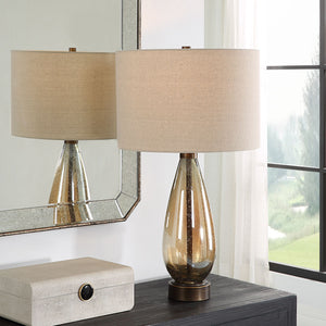 Uttermost Baltic Teardrop Glass Table Lamp