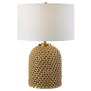 Uttermost Kendari Rope & Rattan Table Lamp