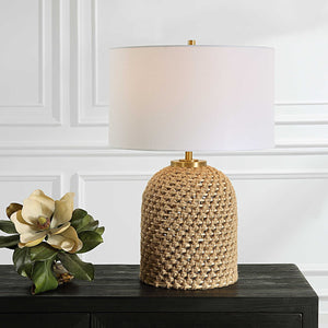 Uttermost Kendari Rope & Rattan Table Lamp