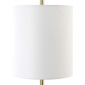 Uttermost Enigma Teal Blue Glass Buffet Lamp