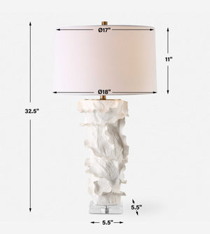 Uttermost Wisp White Table Lamp