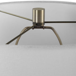 Uttermost Foster Black Glaze Table Lamp
