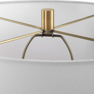 Uttermost Moher Glossy Blue Table Lamp