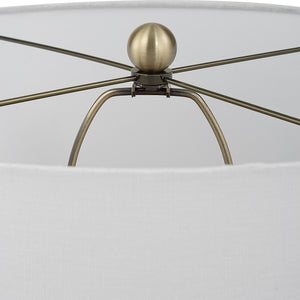 Uttermost Graphite Ribbed Table Lamp