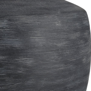 Uttermost Graphite Ribbed Table Lamp