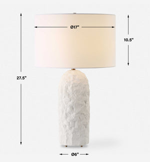 Uttermost Vieste White Table Lamp