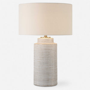 Uttermost Crimp Ribbed Table Lamp