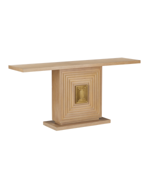 Morombe Washed Oak Console Table