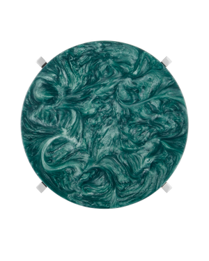 Rina Teal Drinks Table