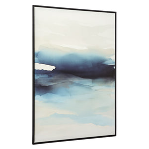 Uttermost Waves Framed Canvas Abstract Art