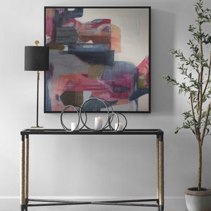 Uttermost Geranium And Ginger Abstract Art