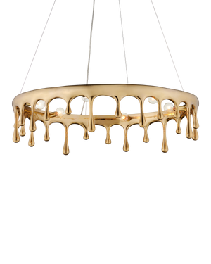 Liquid Gold Chandelier