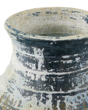 Ragusa Large Antique Blue Drip Urn