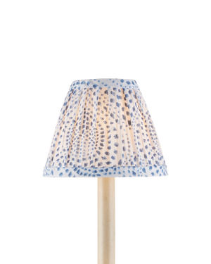 Lenore Blue Tapered Chandelier Shade