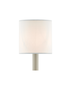 White Cotton Drum Chandelier Shade
