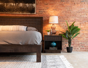 Cairo 26" Nightstand in Dark Java