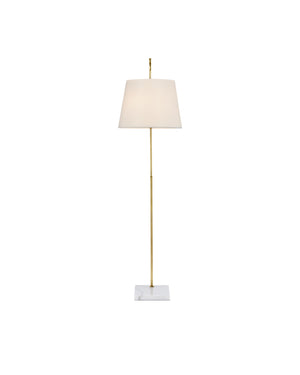 Cloister Medium Brass Floor Lamp