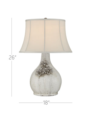 Attar White Table Lamp