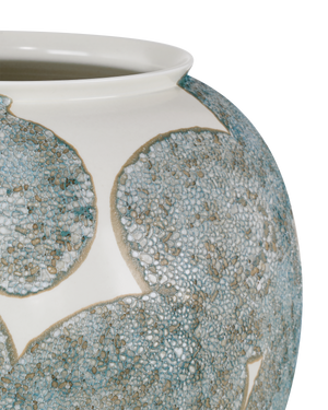 Bloom Blue & Ivory Vase