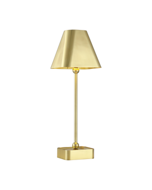 Gadabout Brass Cordless Table Lamp