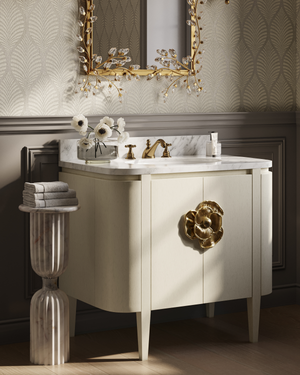 Briallen 30" White Vanity with Oval Undermount Sink
