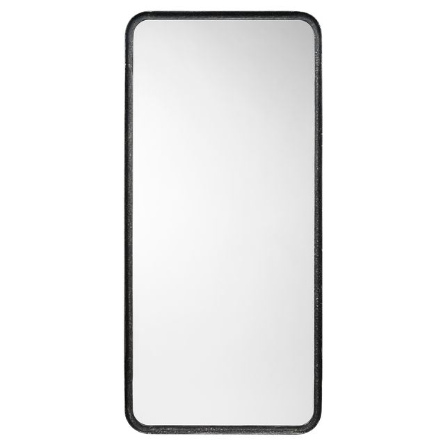 Capital Iron Rectangle Floor Mirror, Black