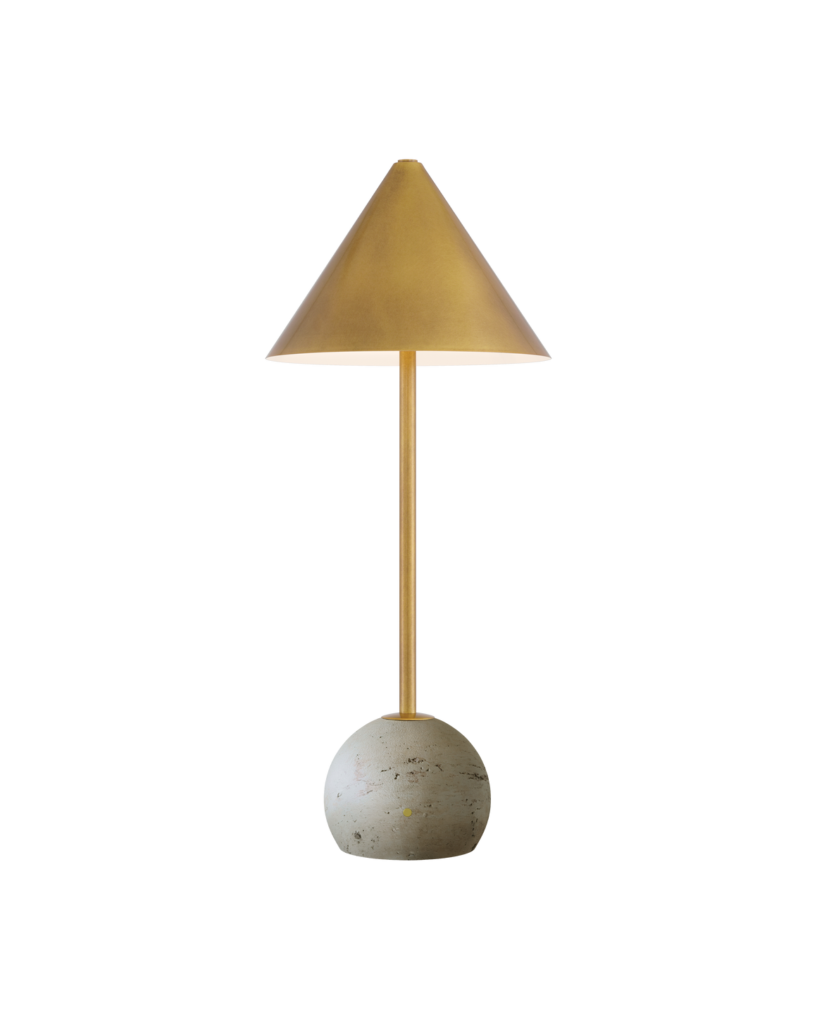 Journey Natural & Brass Cordless Table Lamp
