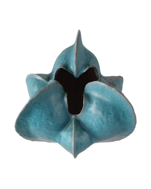 Free-Form Blue Vase