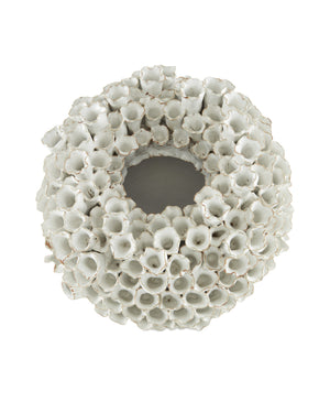 Manitapi Medium White Vase