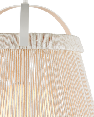 Parnell Medium White Pendant