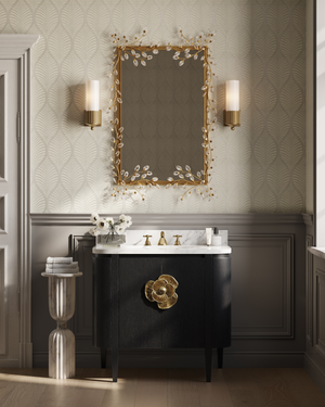 Briallen 36" Black Vanity with Oval Undermount Sink