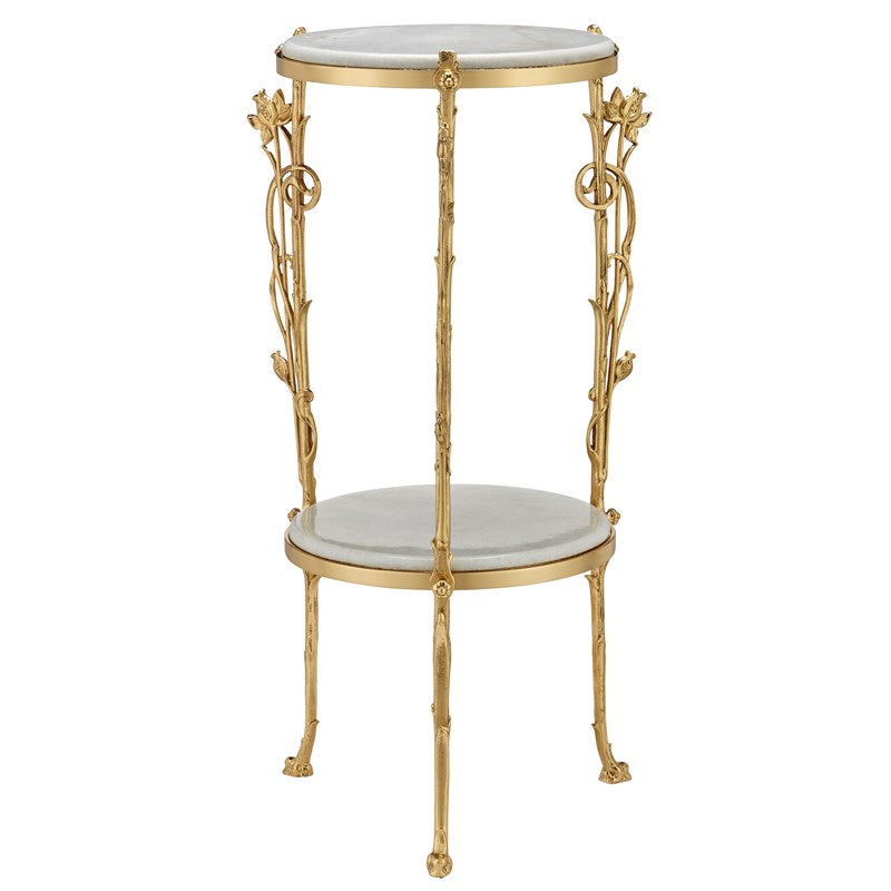 Fiore Marble Accent Table