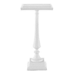 Jena White Accent Table