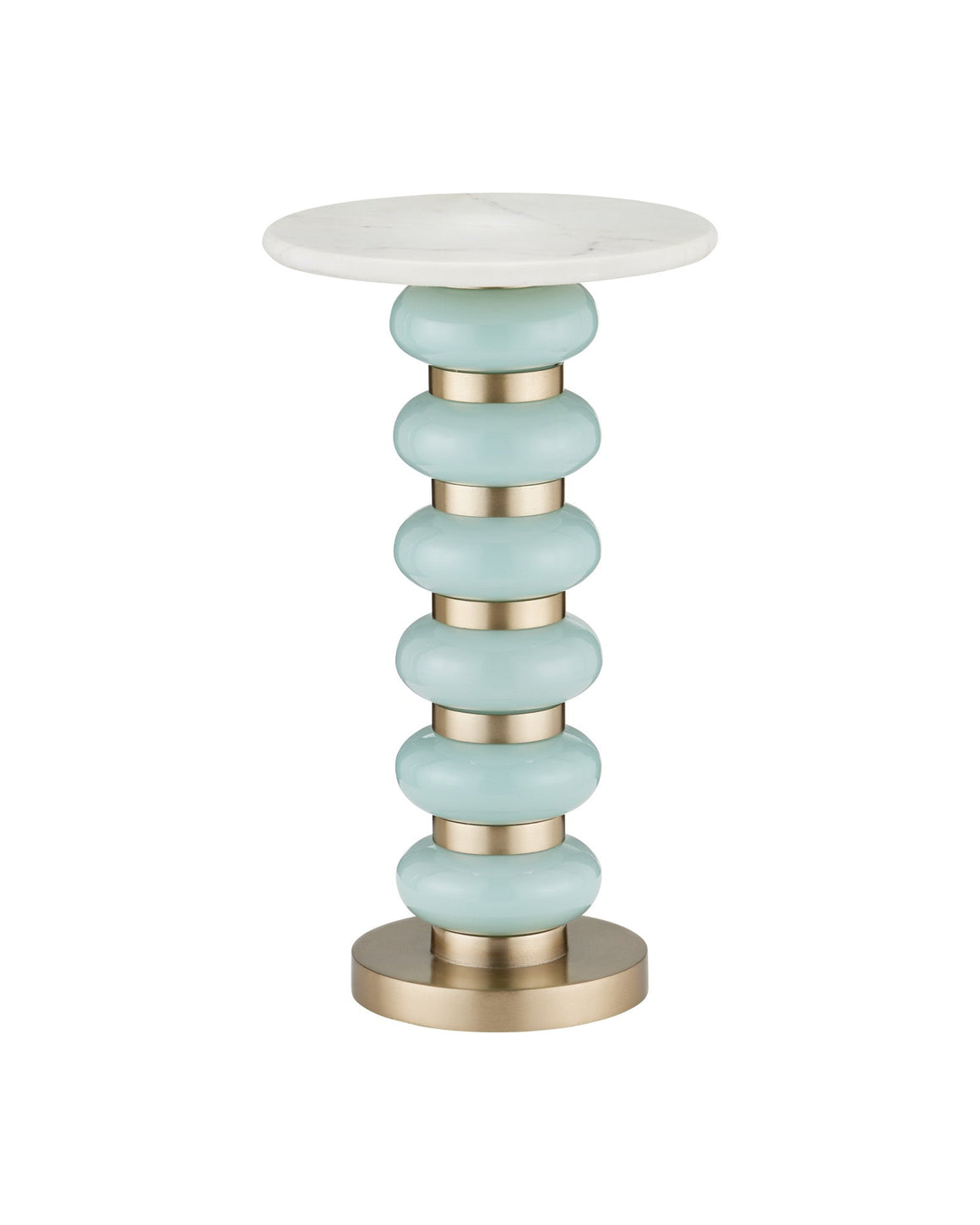 Lambent Turquoise Drinks Table