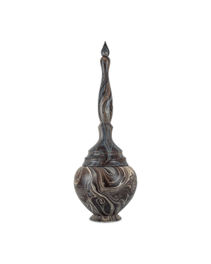 Marbleized Tall Turret Box