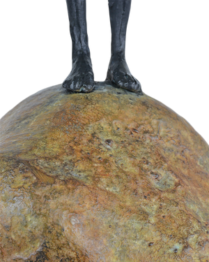 Man on Rock Medium Bronze