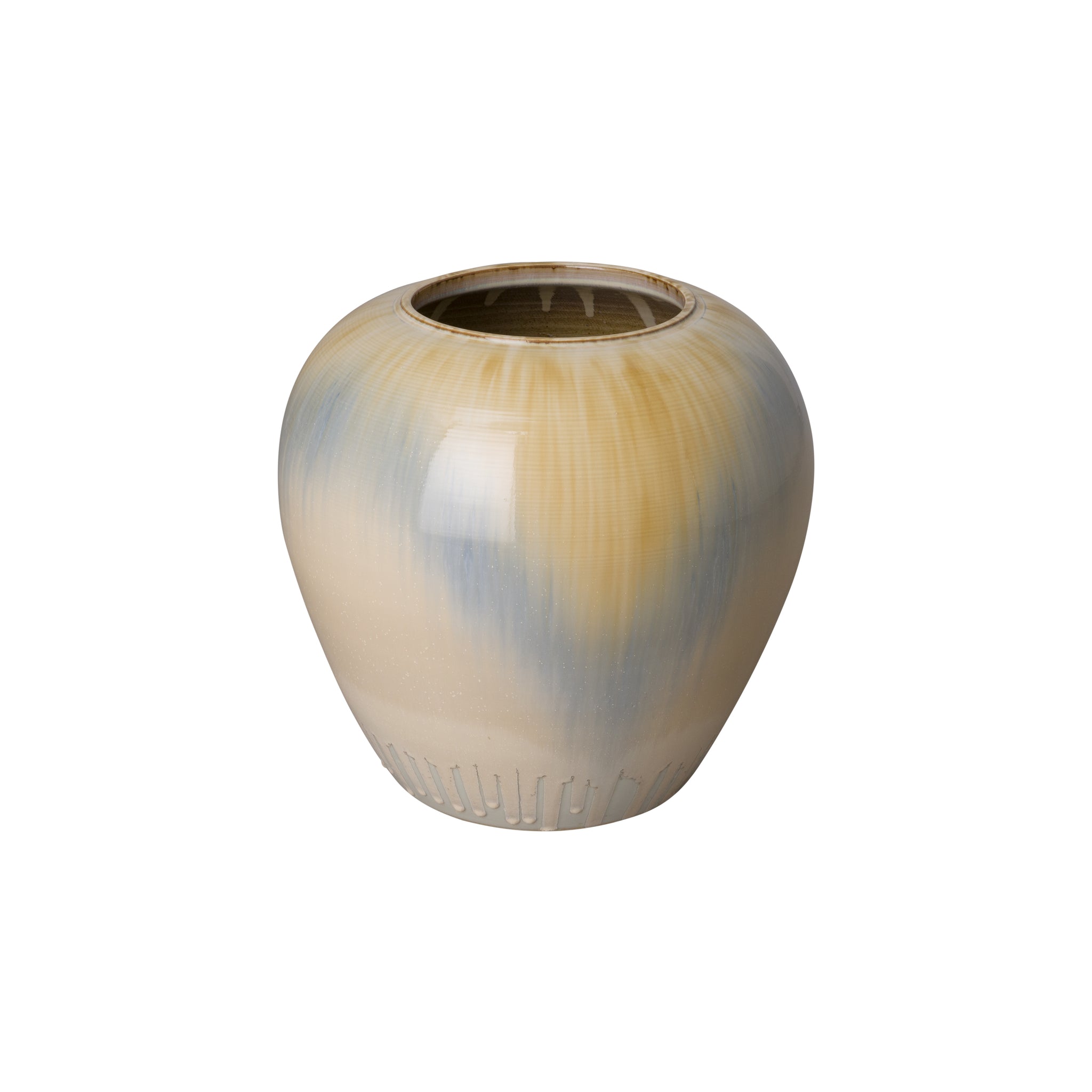 Wide Vase, Falling Rain 19X19.5"H