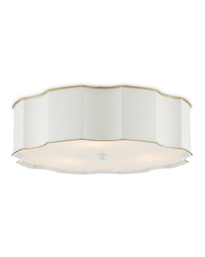 Wexford White Flush Mount