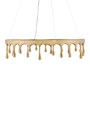 Liquid Gold Chandelier