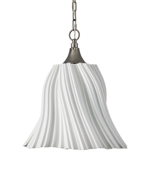 Twirl White Pendant