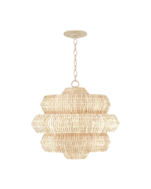 Antibes Small White Chandelier