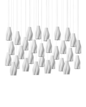 Posh 30-Light Linear Multi-Drop Pendant